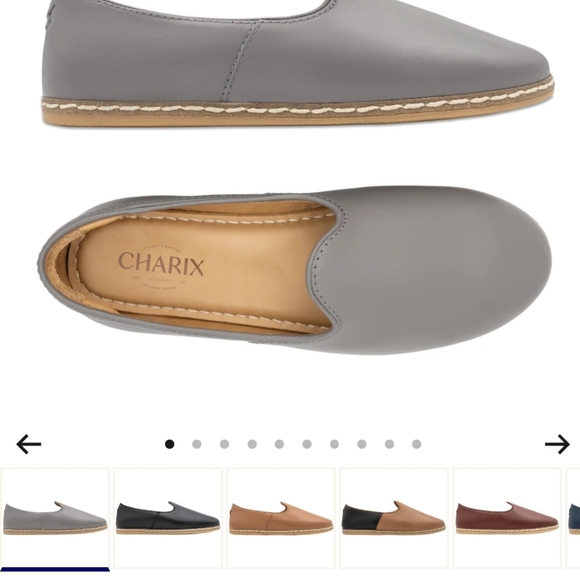 STILL AVALABLE.....CHARIX Women's Charcoal Loafers - Picture 2 of 4